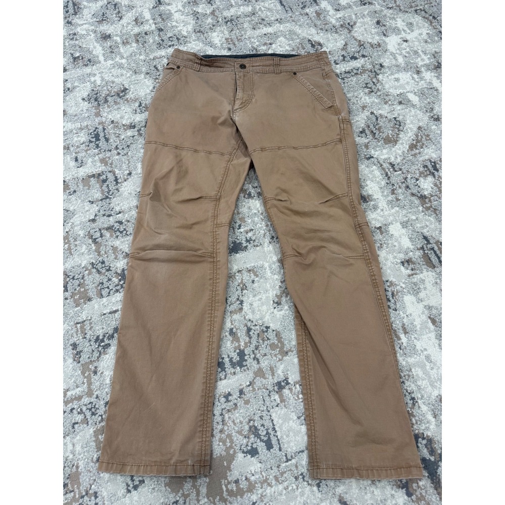 Kuhl Free Generatr Mens 34x32 Brown Articulated Knee Hiking Utility Pants